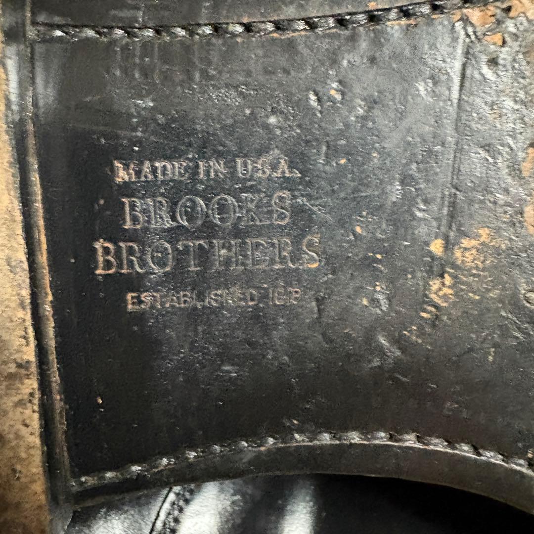 オールデン ブルックスブラザーズ 別注 ストレートチップ ブラック コードバン