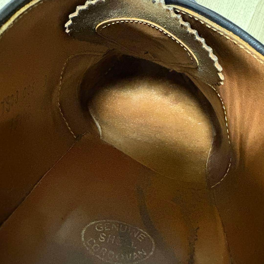 オールデン ブルックスブラザーズ 別注 ストレートチップ ブラック コードバン