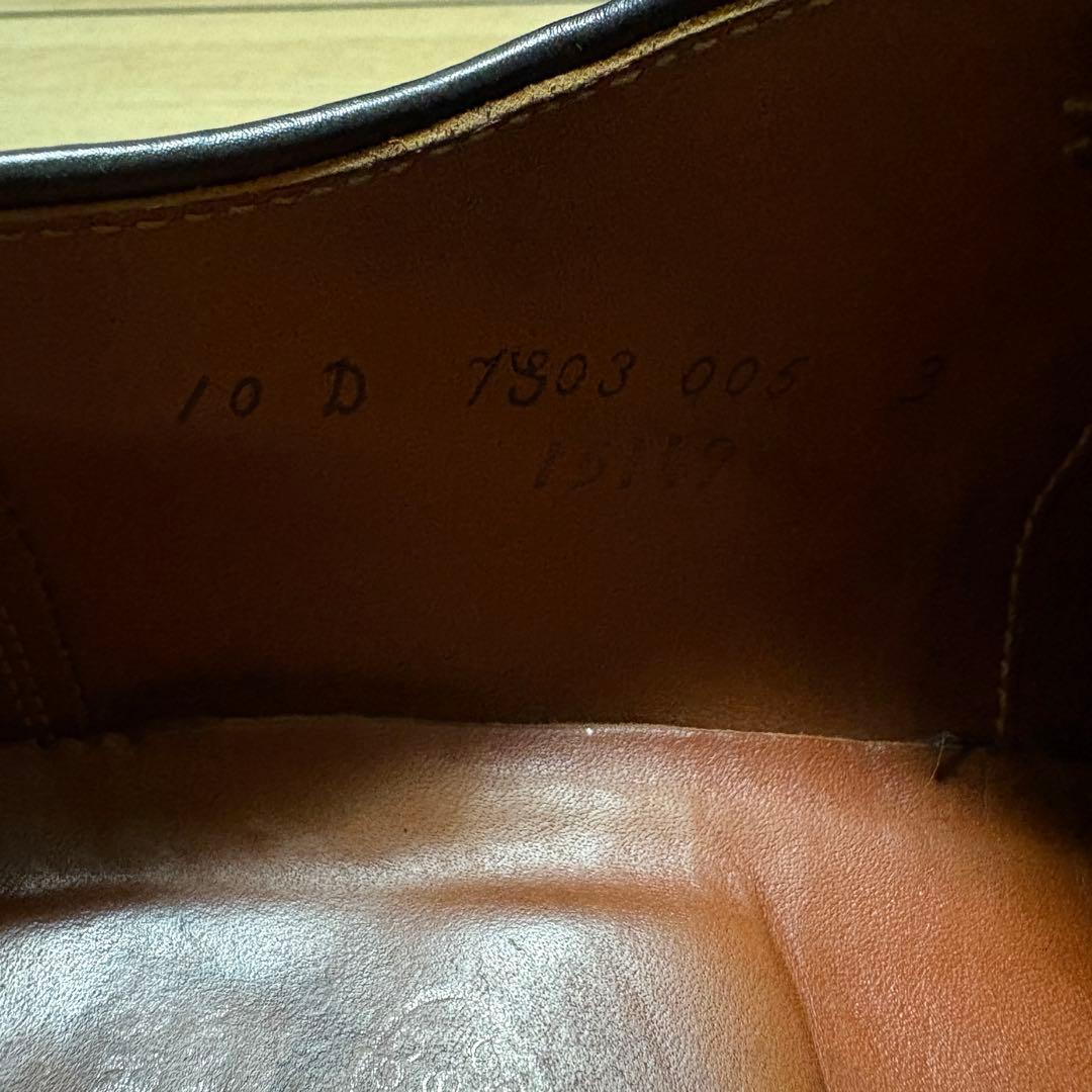 オールデン ブルックスブラザーズ 別注 ストレートチップ ブラック コードバン