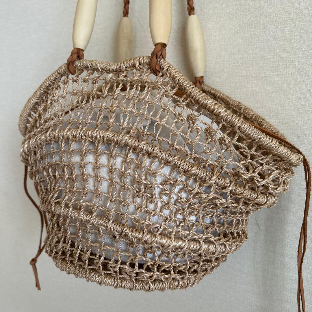 ARANAZアラナス かごバッグ アバカ トートバッグ