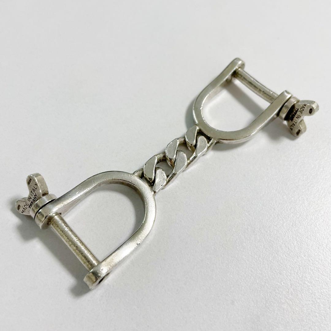 初期　キヘイ　ティファニー　ダブルシャックル　キーホリダー　キーリング　シルバー