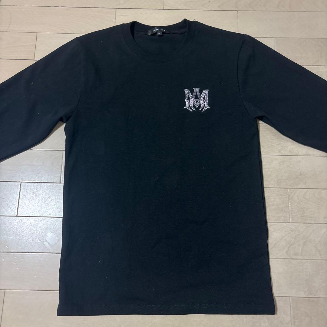 AMIRI ブラック 長袖トレーナー