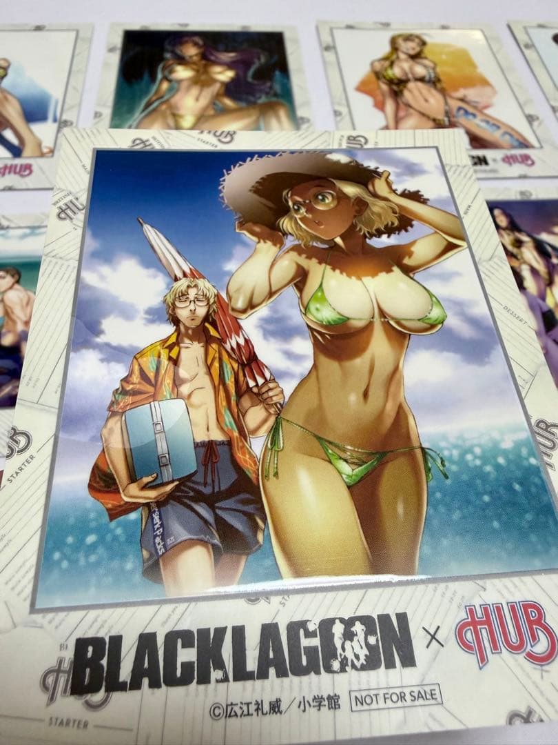 ブラックラグーン コラボブロマイド コンプリートセット
