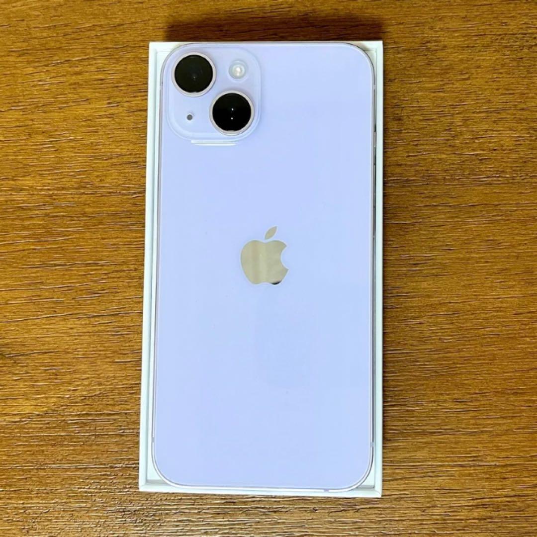 【美品】iPhone14 128GB パープル【SIMフリー】