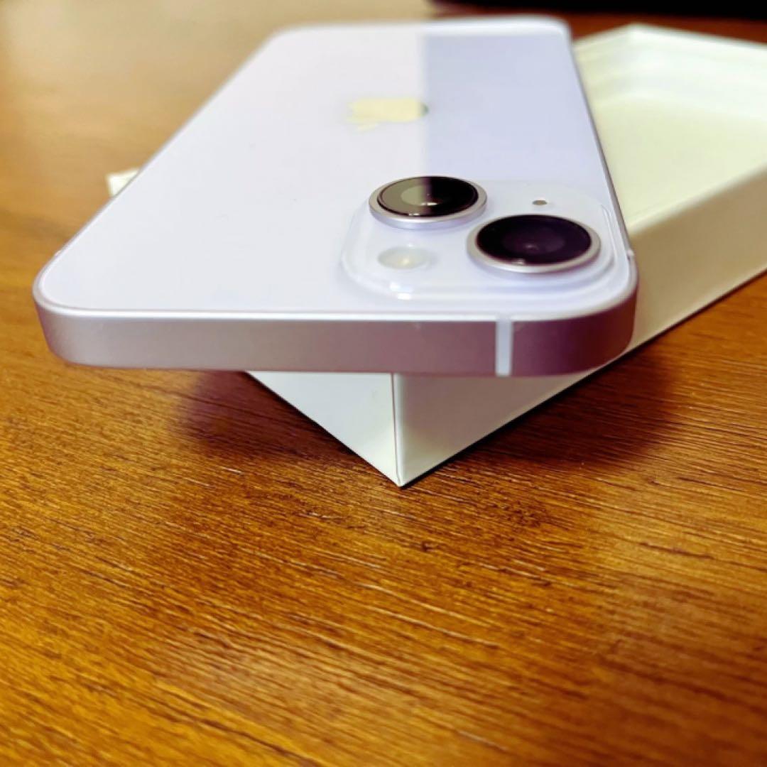 【美品】iPhone14 128GB パープル【SIMフリー】