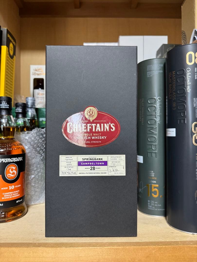 スプリングバンク　Chieftain's 28年