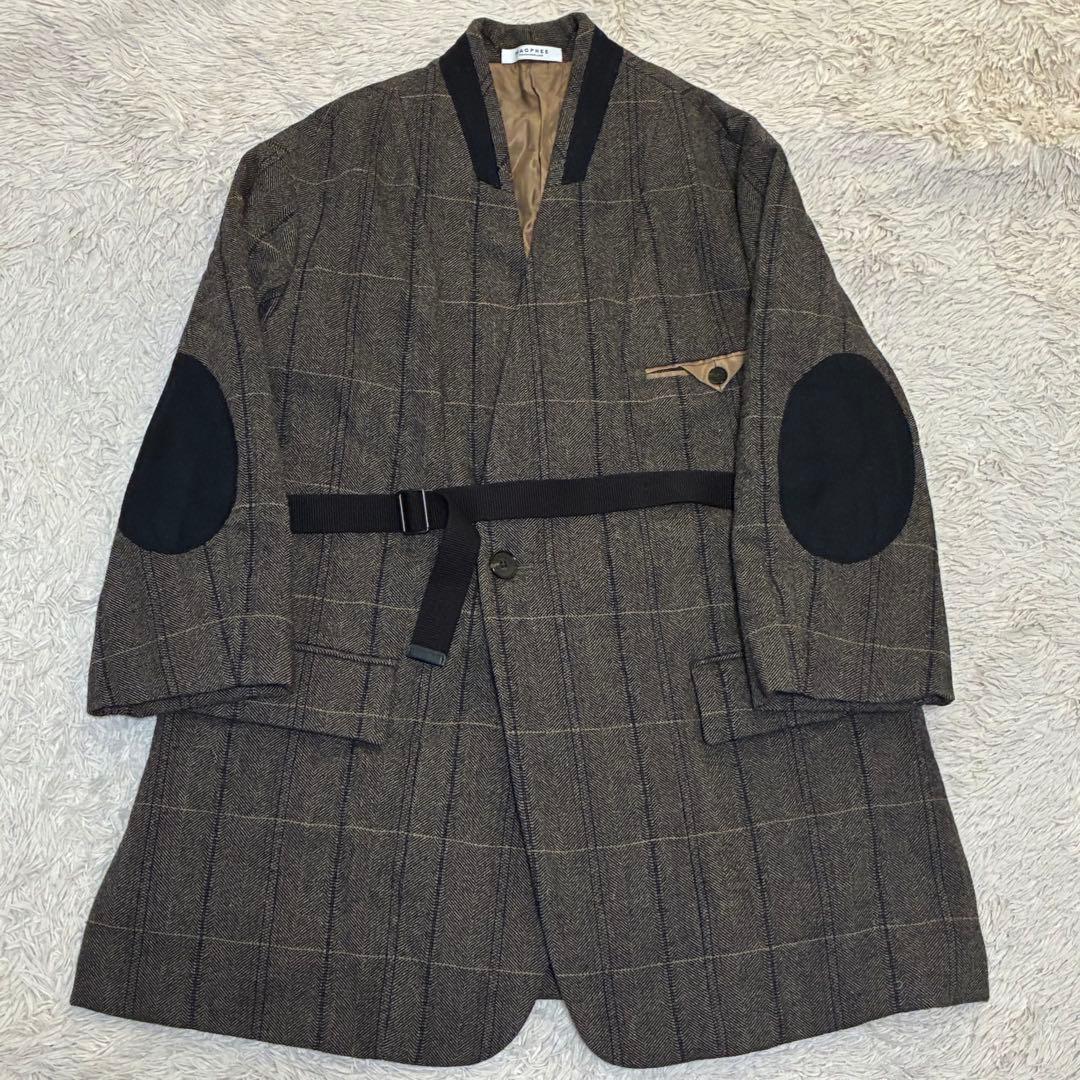 MACPHEE 21AW ヘリンボーンツイード オーバーサイズドジャケット