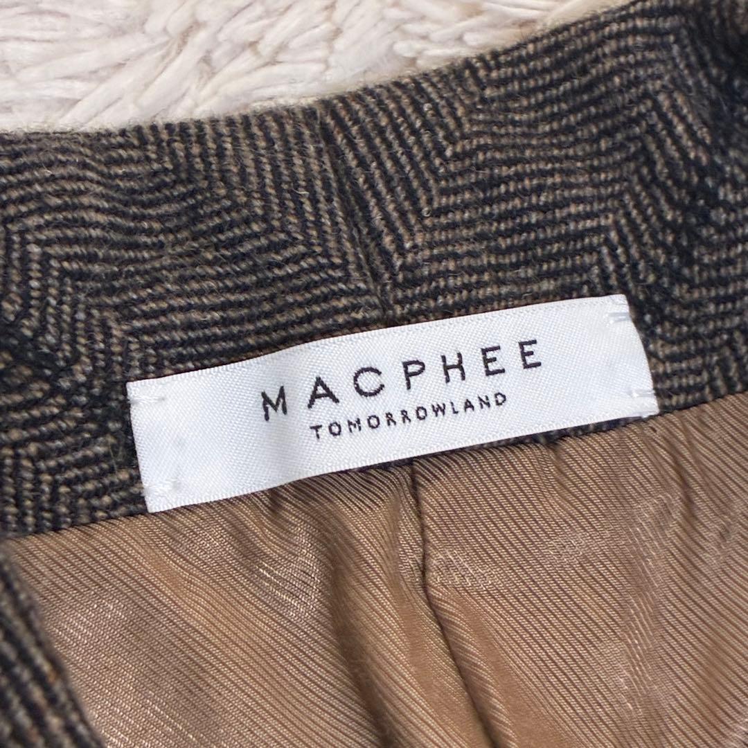 MACPHEE 21AW ヘリンボーンツイード オーバーサイズドジャケット