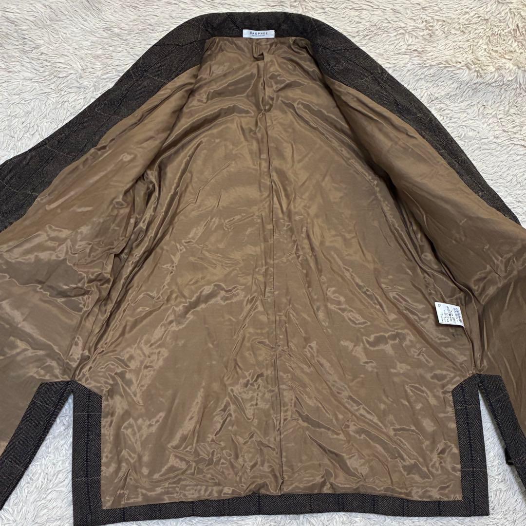 MACPHEE 21AW ヘリンボーンツイード オーバーサイズドジャケット