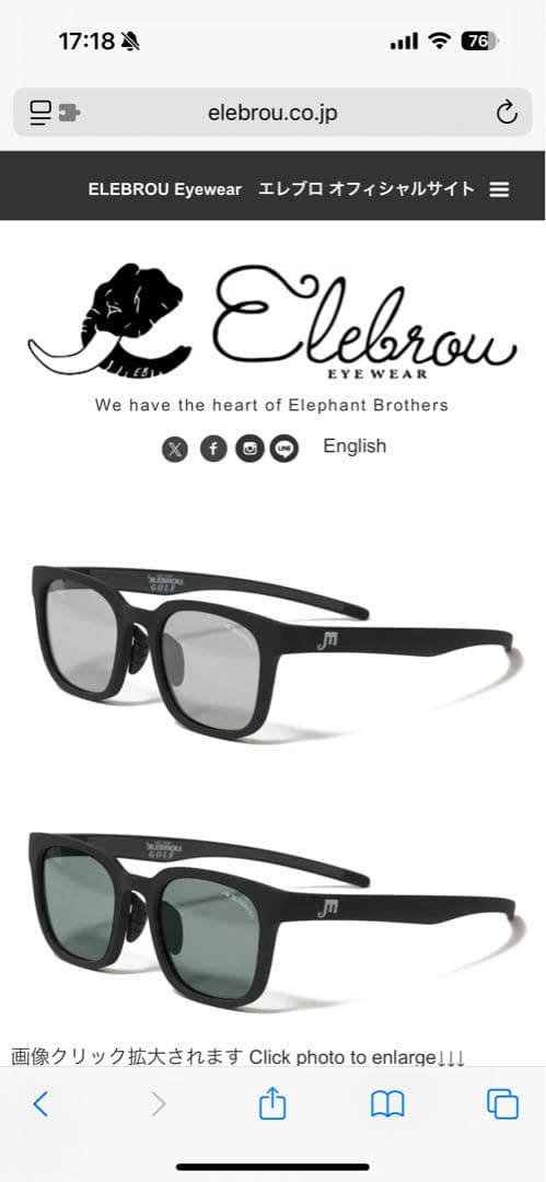 ELEBROU GOLF　 ENRICHI SHINE POLARIZED