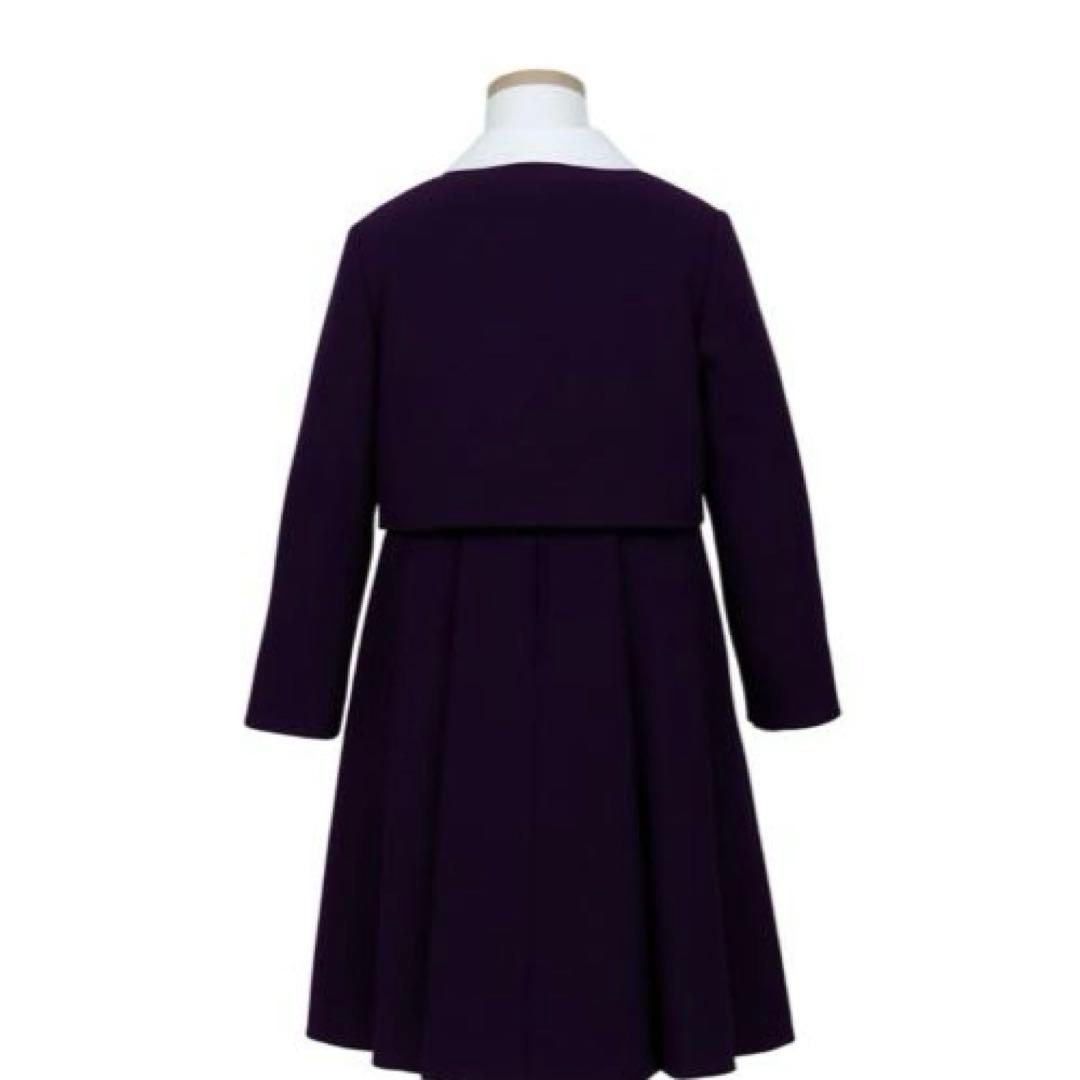 お受験　女の子　120 ワンピース　模試　ジャンパースカート　面接　ボレロ