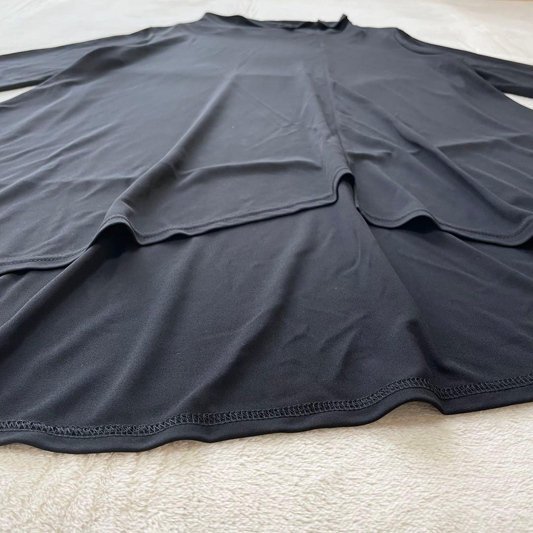 【美品】芽風　チュニック　変形　Aライン　アシンメトリー　洗える　センソユニコ