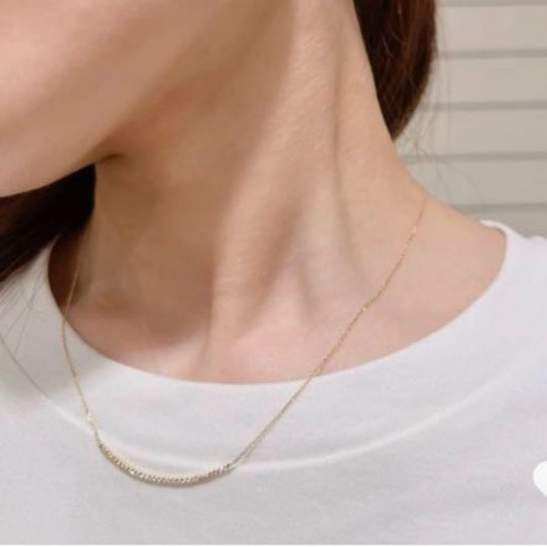 4℃ K18ダイヤネックレス