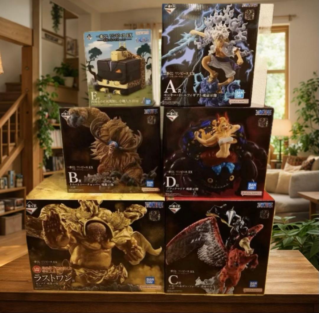 一番くじ ワンピースEX 悪魔を宿す者達　フィギュア　コンプリートセット