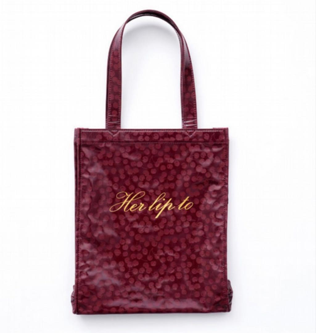 カフェタナカ　クッキー缶　Her lip to ビジュー・ド・ビスキュイサロショ