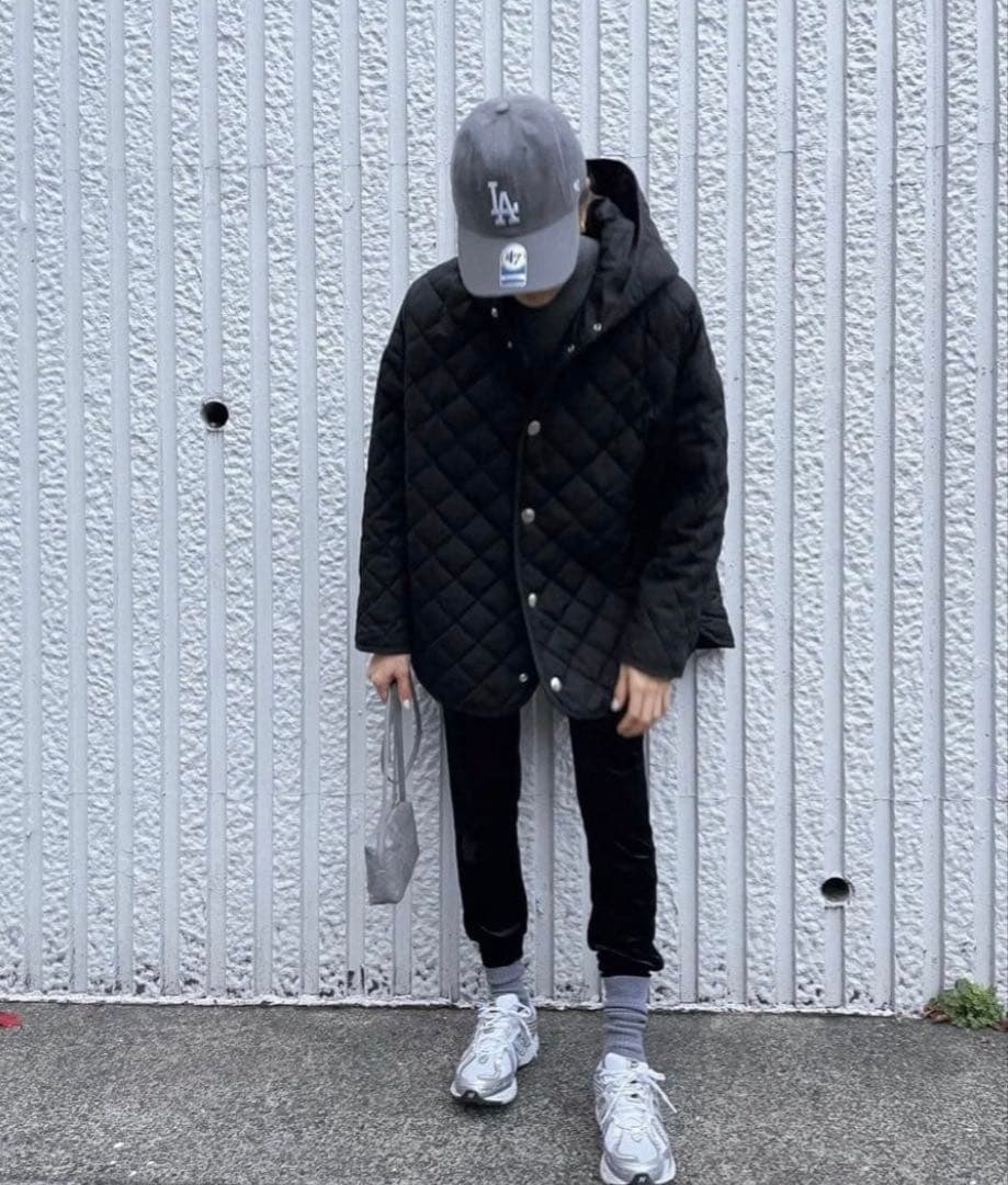 【UNITED ARROWS／THE RERACS】キルティングブルゾン　フード