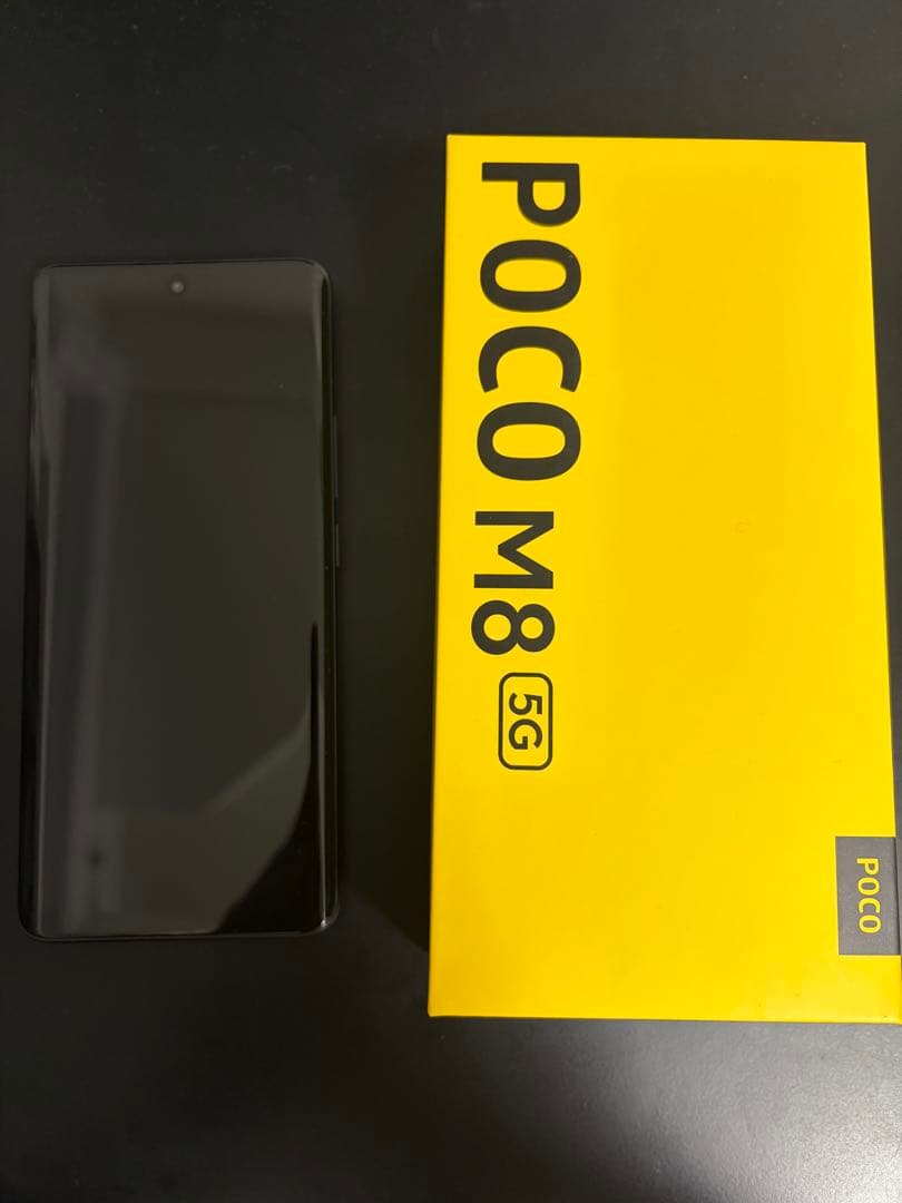 【新品同様】POCO M8 5G 8GB/256GB ブラックSIMフリー