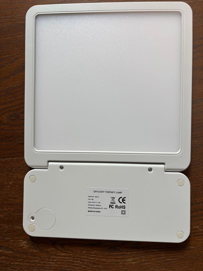 moonmoon トトノエライトプレーン 光 目覚まし時計 定価17800円