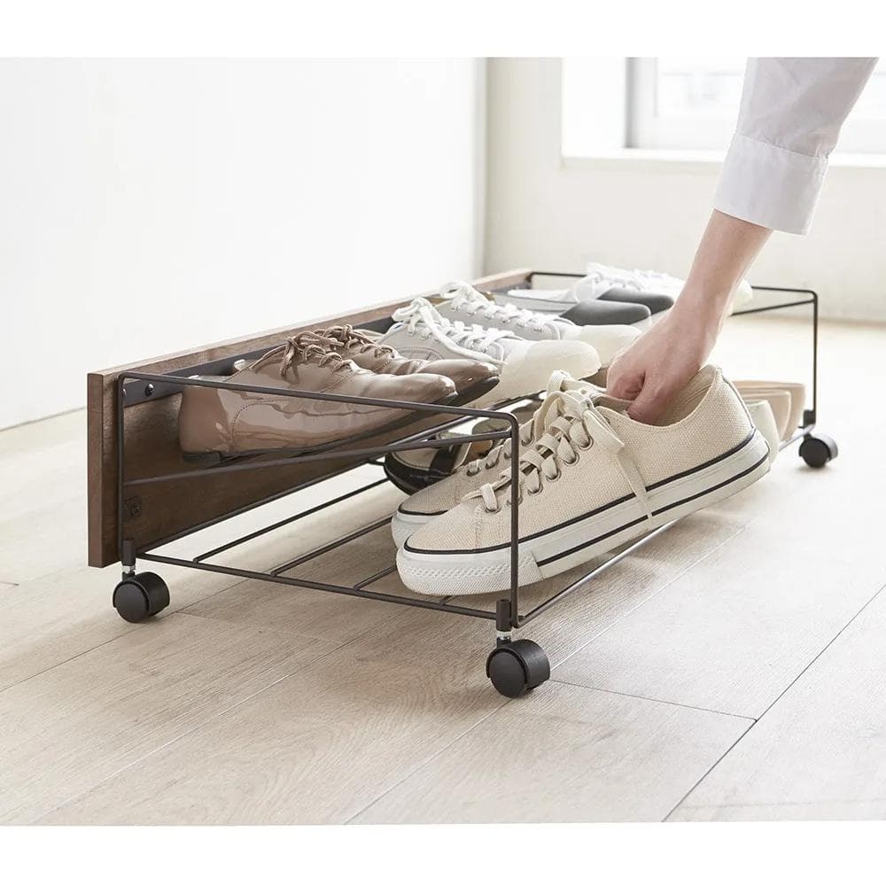 L-41508 シューズボックス下ワゴンシューズ 幅60