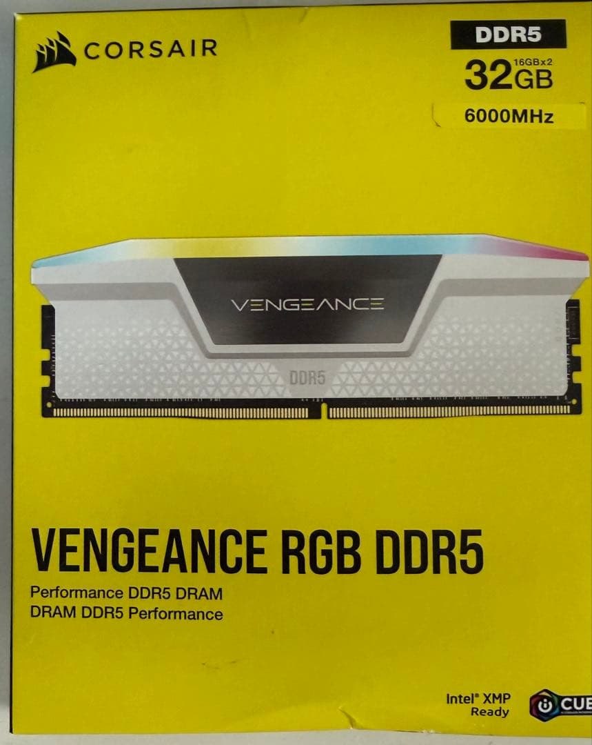 メモリー Corsair vengeance RGB DDR5