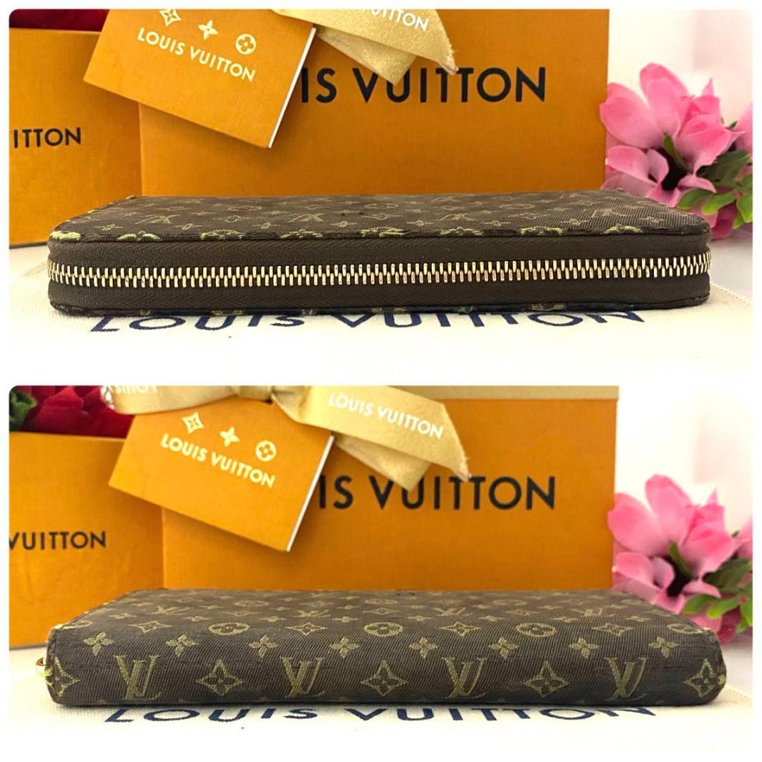 ルイ ヴィトン◎ジッピーウォレット モノグラム ミニラン ラウンドファスナー 茶