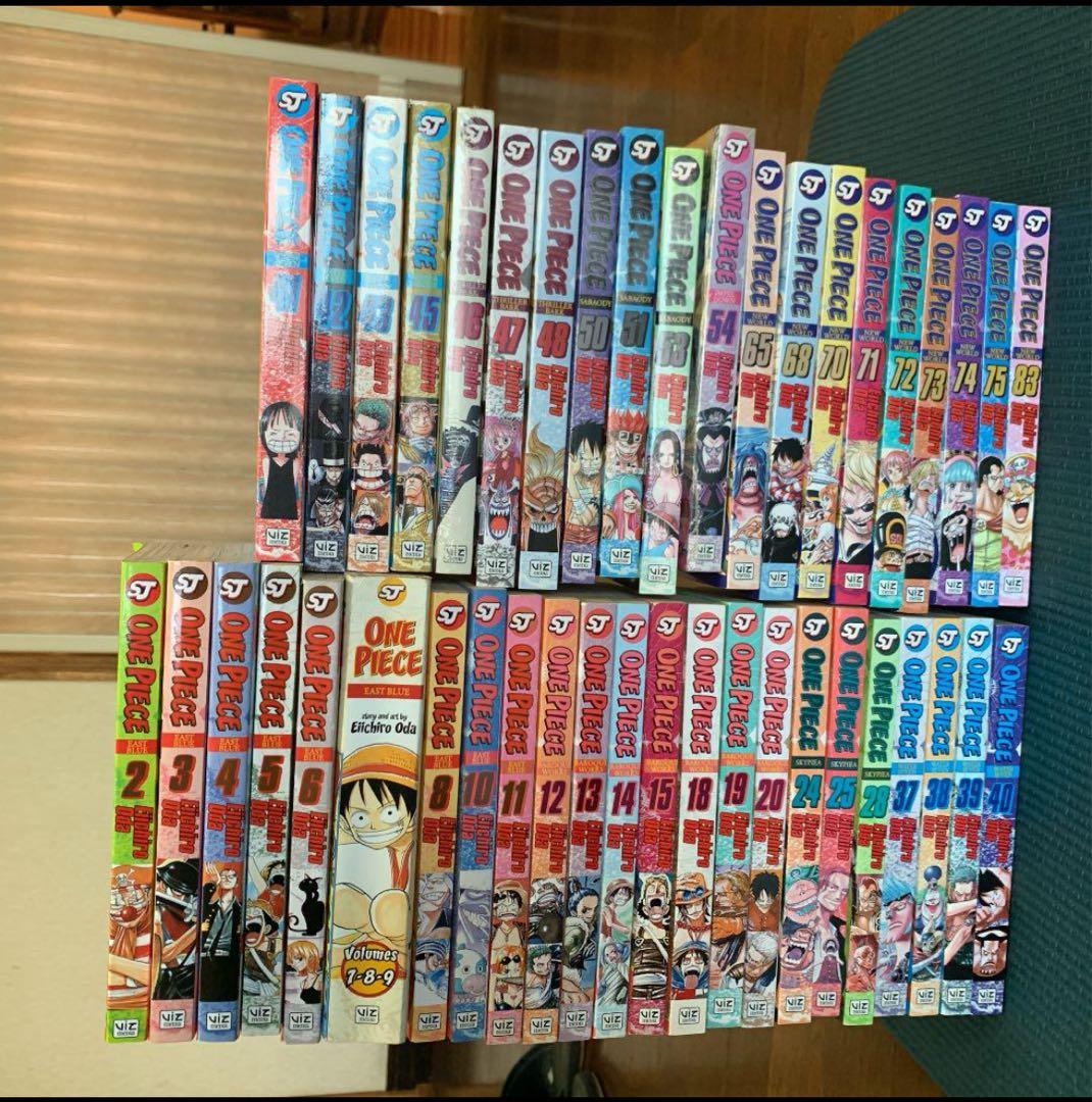 は*有様 ワンピース　英語版　漫画　one piece 42冊+1冊