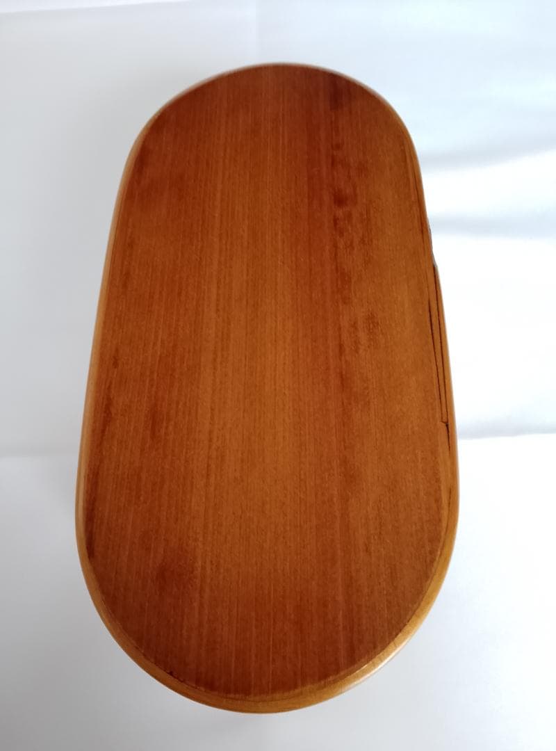 四代目鹿峰 ぬし熊 尾鷲曲げわっぱ 弁当箱 小判型 未使用品