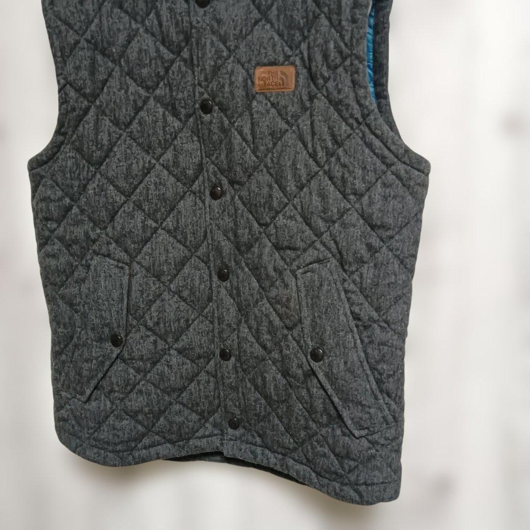 ノースフェイス　ホワイトレーベル　ダウンベスト　メンズMサイズ グレー