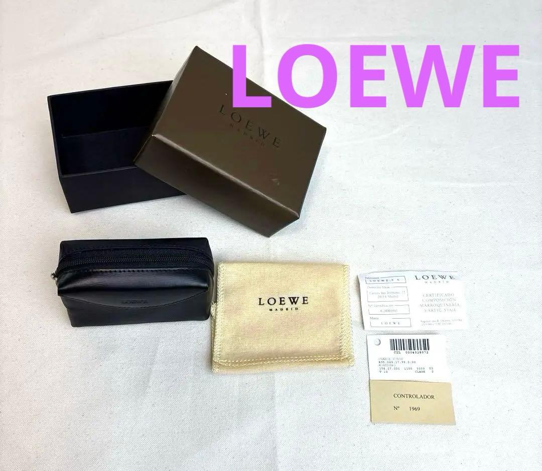 【極美品！】LOEWE ケース　ブラック