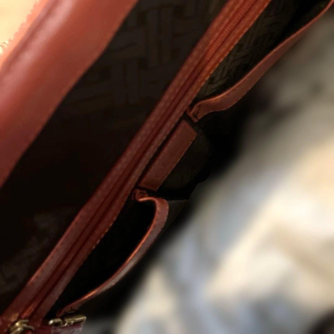 コールハーン☆オレンジ系カゴトートバッグ 美品 20日まで特価♪