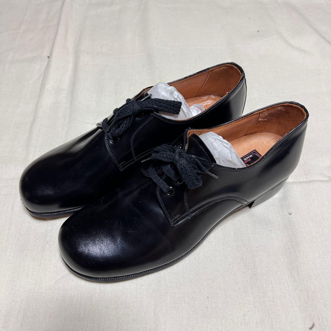 イタリア軍　レザー　パレードシューズ　HOLDEN 42 デッドストック　本革