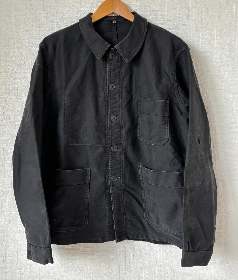 アドルフラフォン ブラックモールスキン ジャケット adolphe lafont