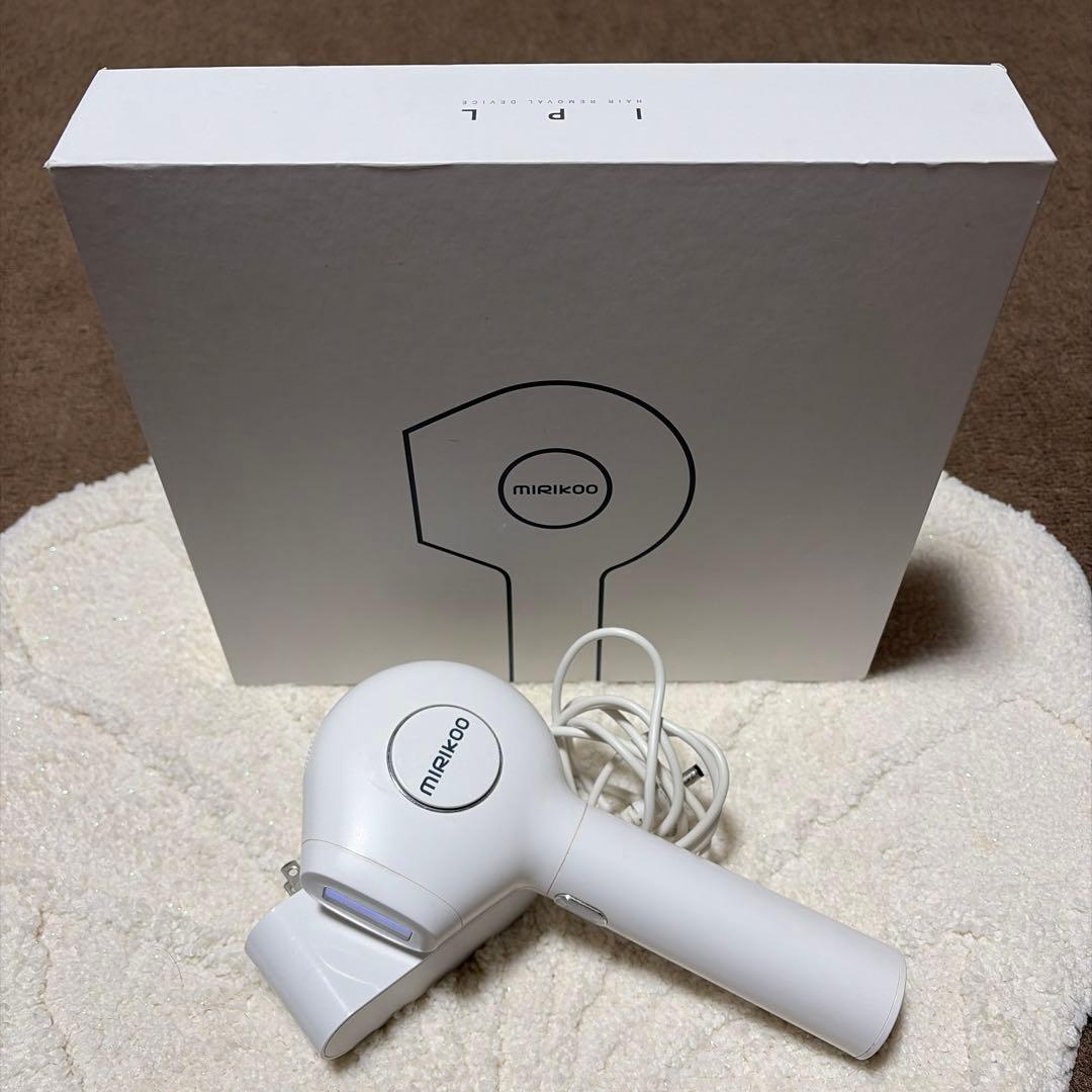 【最終値下げ】顔周り・髭脱毛にも◎ MIRIKOO IPL脱毛器 付属品・箱付き