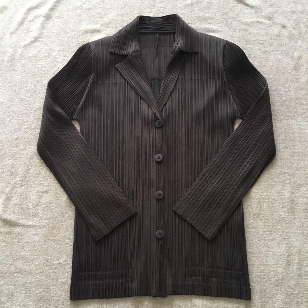 PLEATS PLEASE プリーツプリーズ　ジャケット　ダークブラウン