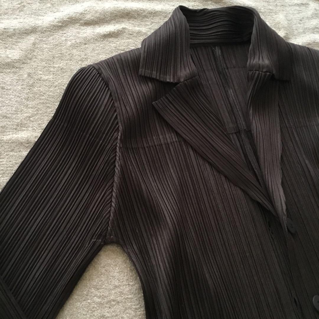 PLEATS PLEASE プリーツプリーズ　ジャケット　ダークブラウン