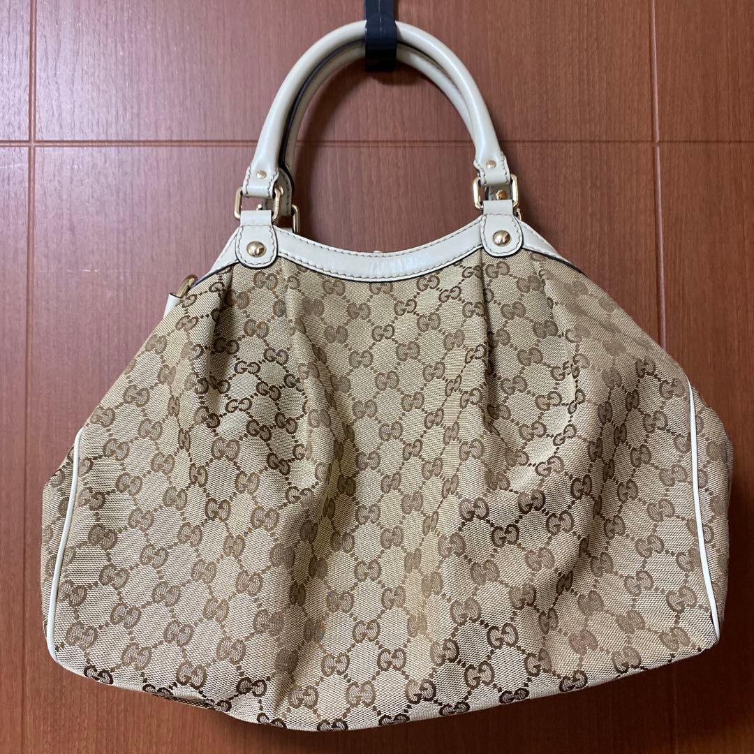 グッチ　ハンドバッグ　GG