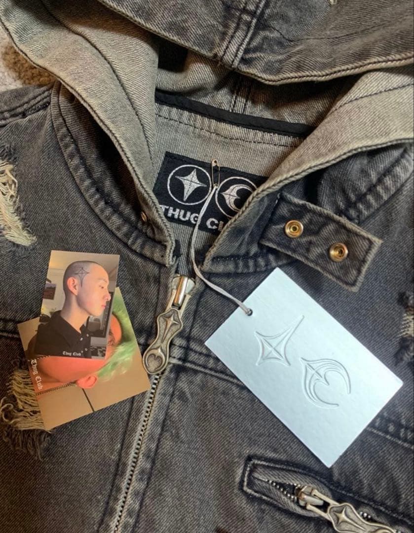正規品Thug Club サグクラブ Denim Hoodie デニムジャケット