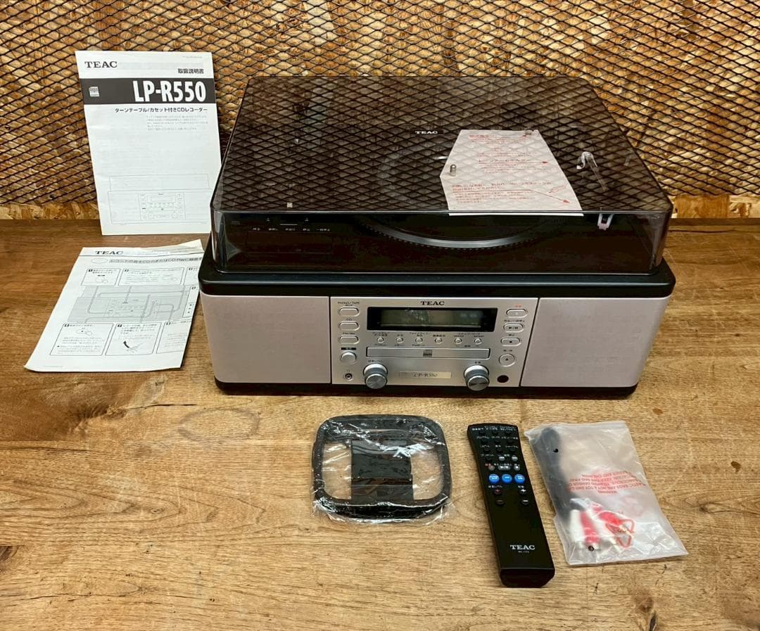 未使用★TEAC★CD★カセット★LP-R550★マルチプレーヤー★リモコン付き