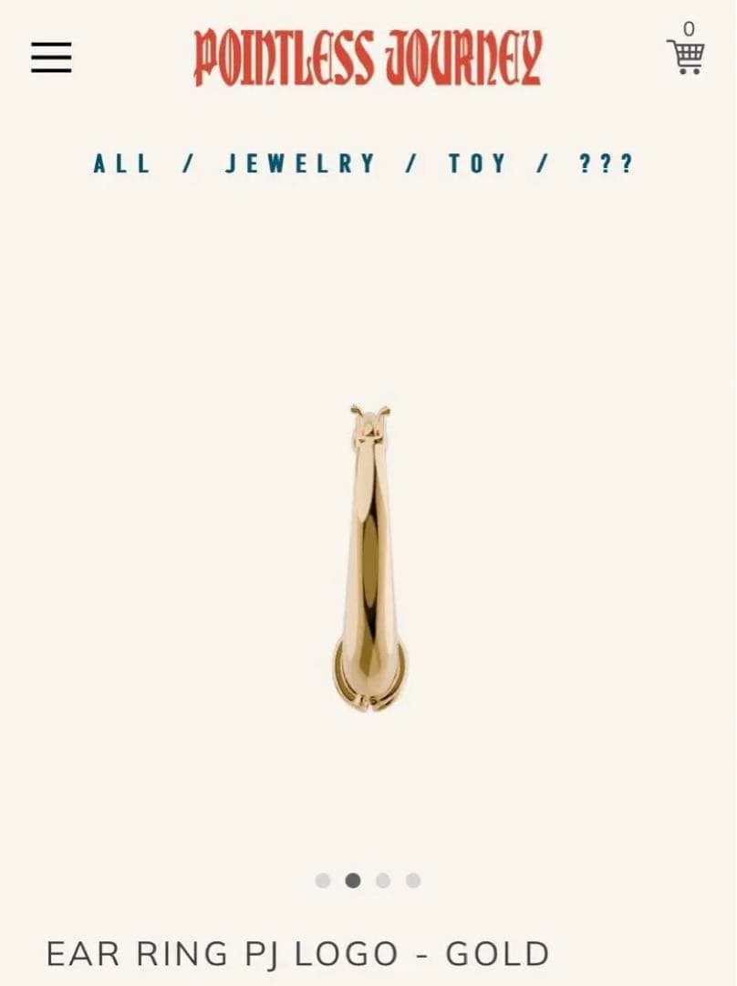 【本日午前10時まで最終セール】pointless journey ピアス