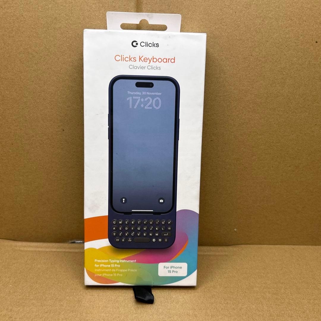 Clicks iPhone 15 Pro キーボード付きスマホケース