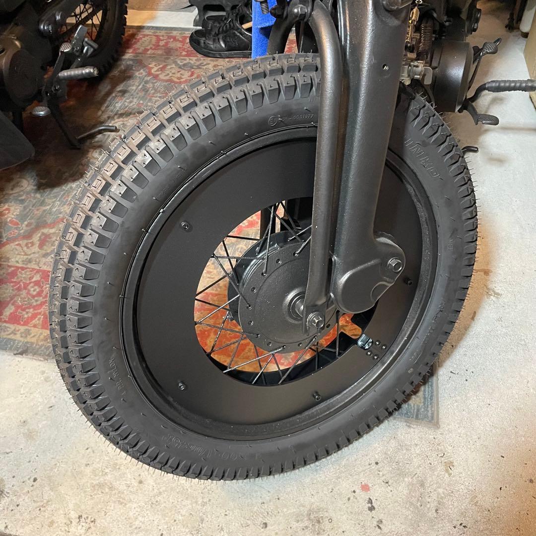 スーパーカブ　ホイール　カバー　リング　17インチ　ブラック