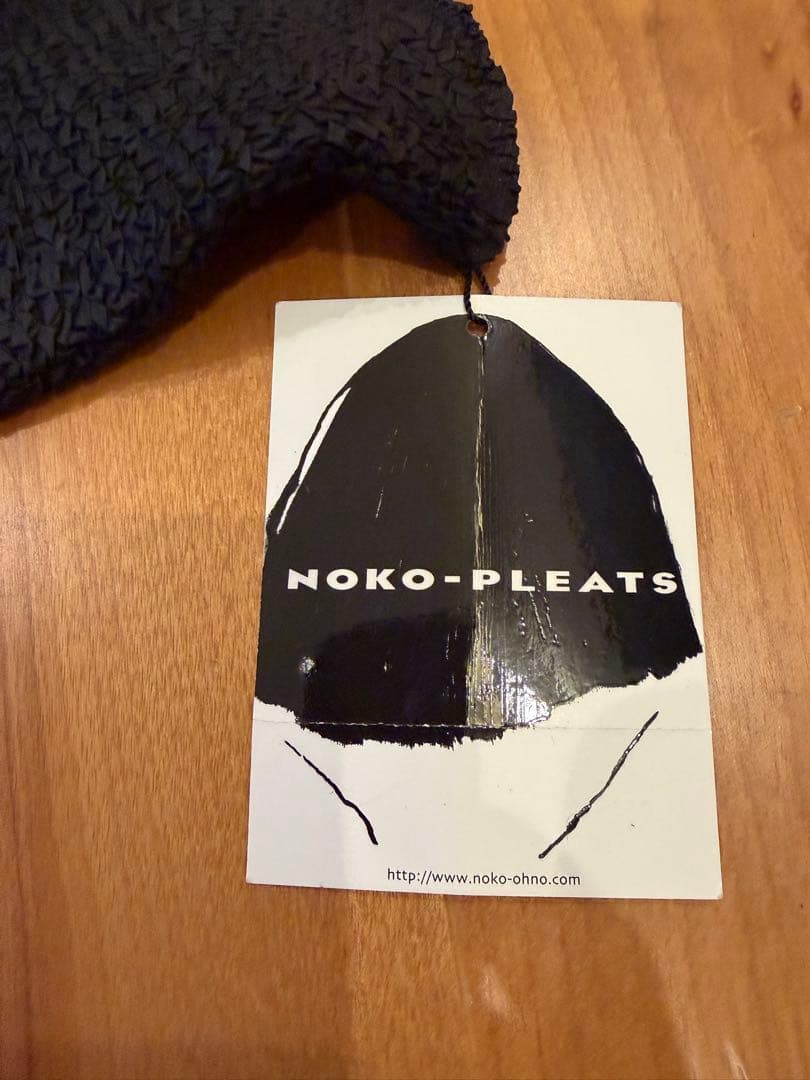 NOKO OHNO ブラックスカラップヘム ワンピース