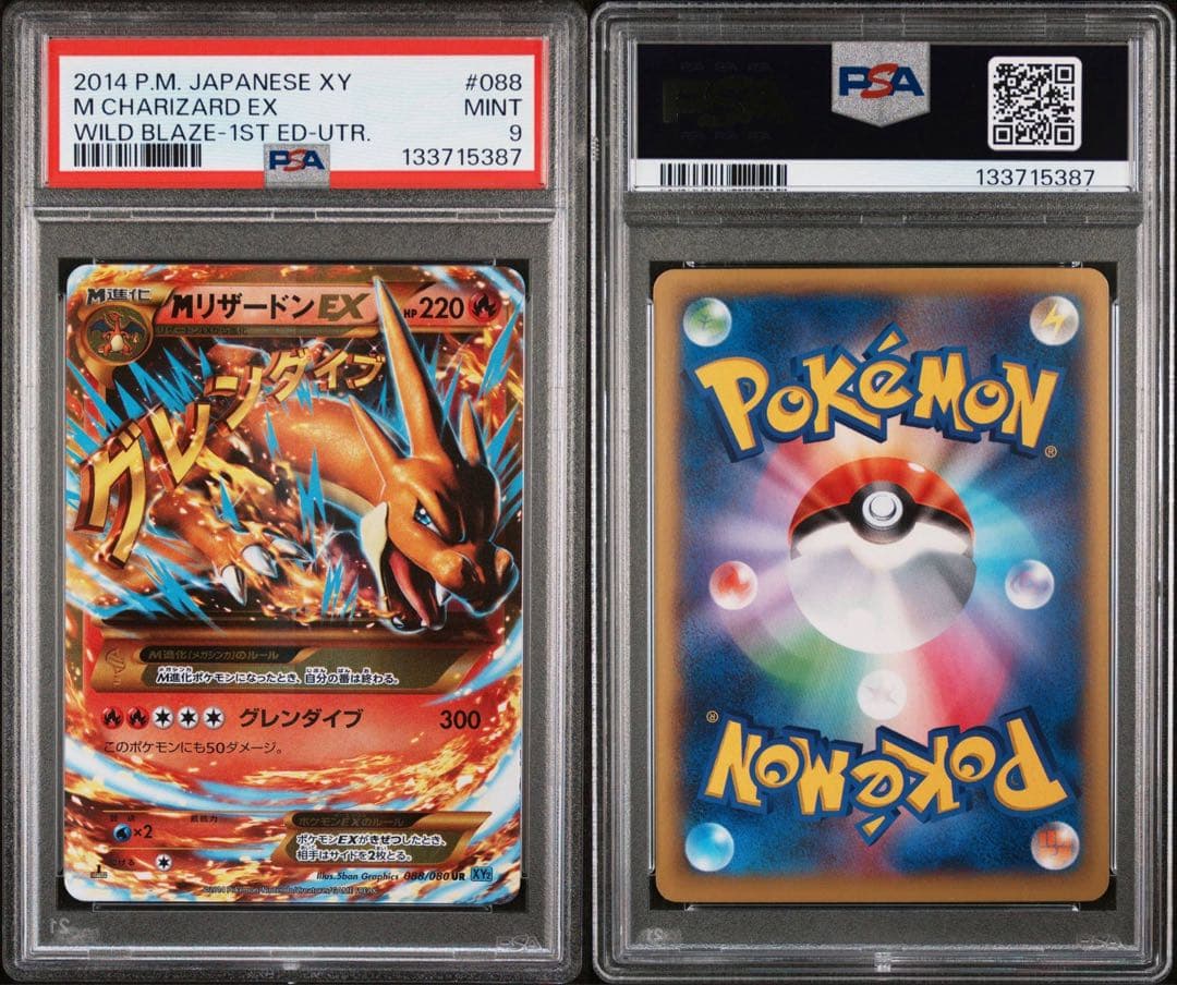 MリザードンEX UR XY2 ワイルドブレイズ 088/080 PSA9