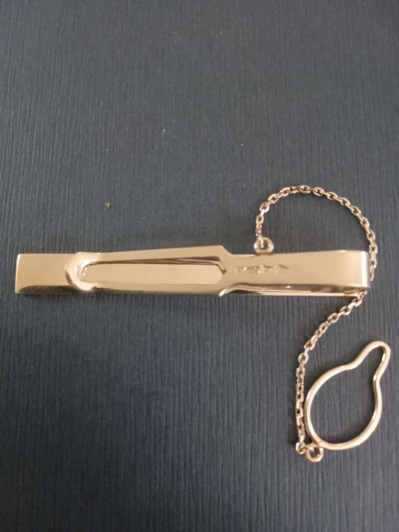 【14金ホワイトゴールド】 ネクタイピン