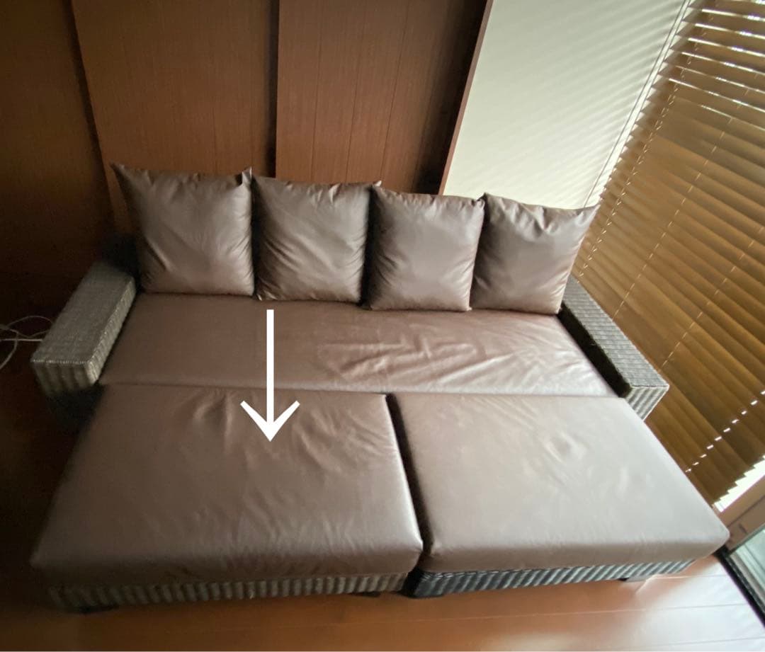 a.flat aflat ケイ・ローソファ オットマンv01 ラタン