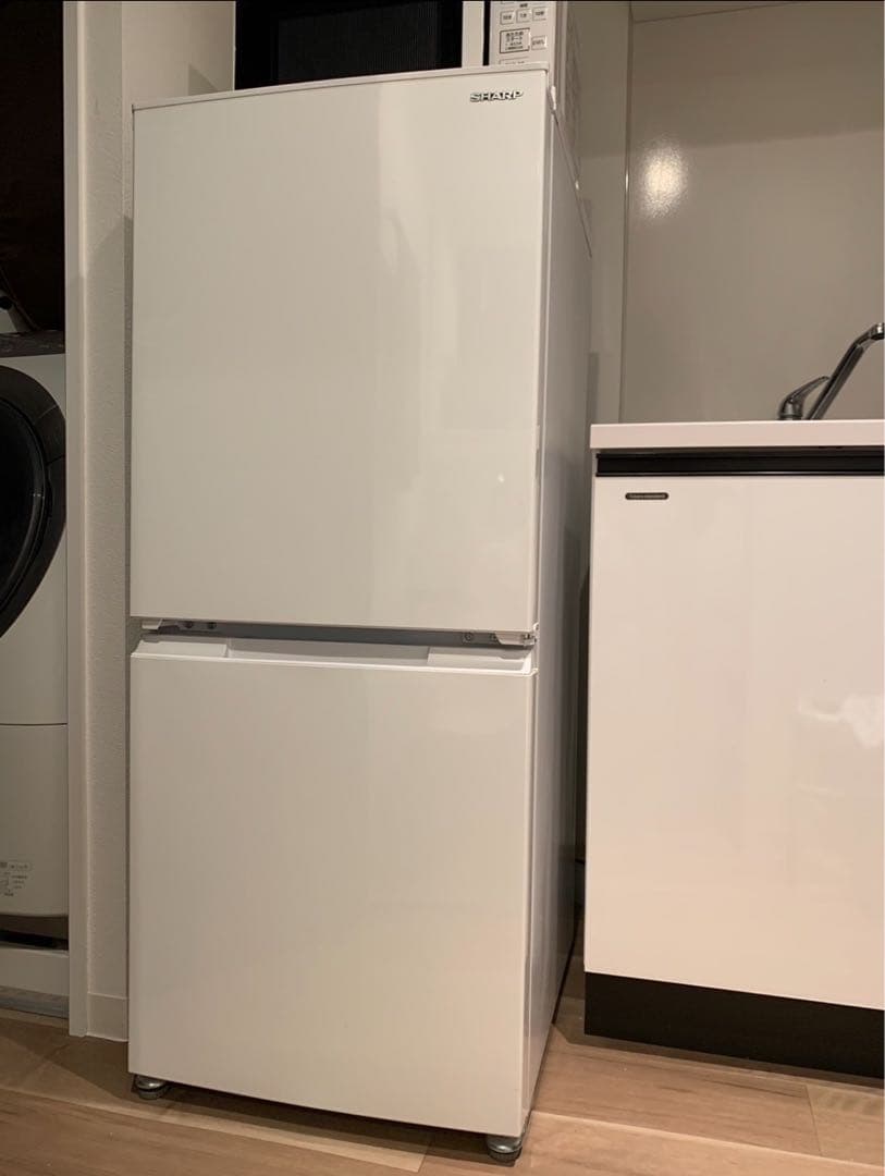 【美品】シャープ 冷蔵庫 SJ-D15HJ-W 152L 2022年製