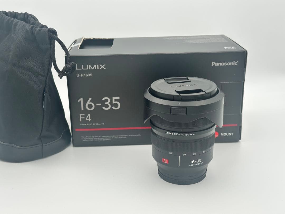 新品同様　パナソニック　lumix 16-35 f4 広角ズームレンズ