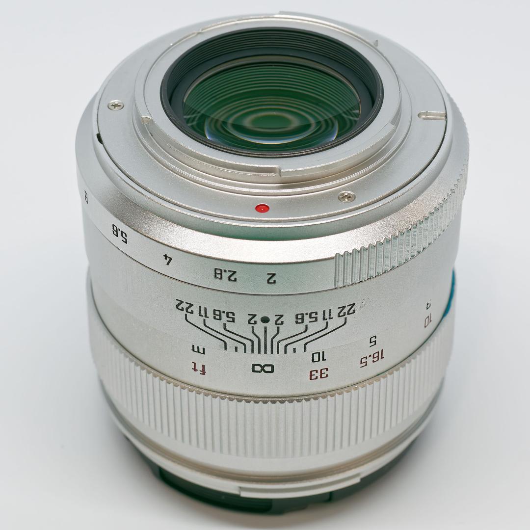 中一光学 CREATOR 85mm F2 ニコンF 美品 シルバー