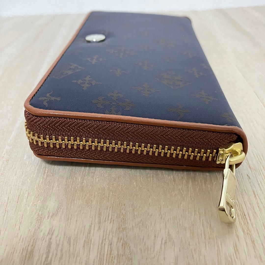 【新品未使用】ラシット 多機能 長財布 定価25,300円 モノグラム ネイビー