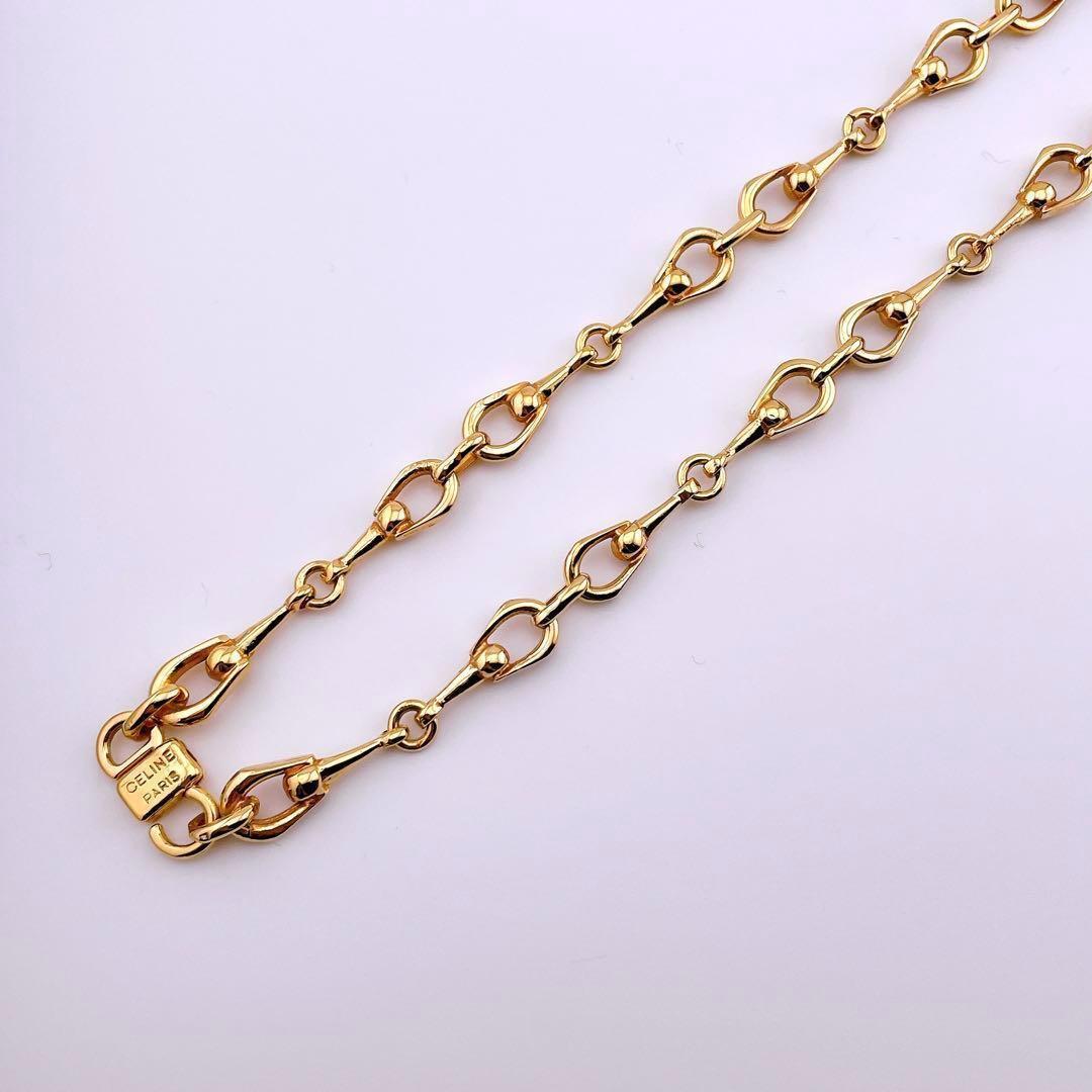 ★セリーヌ★ ロング ネックレス ヴィンテージ トリオンフ チェーン 希少 レア